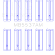Load image into Gallery viewer, King Ford/Kia/Mazda DOHC 16 Valve/SOHC 8 Valve/SOHC 16 Valve (Size +0.5) Main Bearing Set - Main Product View
