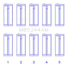 Load image into Gallery viewer, King Honda 91CI/1.5L D15A2/D15A3/D15B1/D15B2/D15B7/D15B8/D15Z1 (Size +0.25) Main Bearing Set - Main Product View