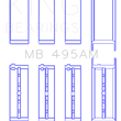 Load image into Gallery viewer, King Infiniti/Nissan 181CI 3.0L VG30DE/TT V6/122CI 2.0L VG20DET V6 (Size +0.50) Main Bearing Set - Detail View