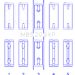 Load image into Gallery viewer, King Mitsubishi 4G63/4G64 7 Bolt 2nd Gen DSM and EVO I-IV (Size 0.25mm) Performance Main Bearing Set - Main Product View