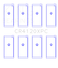 Load image into Gallery viewer, King Mitsubishi 4G63/4G64 Performance Coated Connecting Rod Bearing (Set of 4) - Size STD - Side View