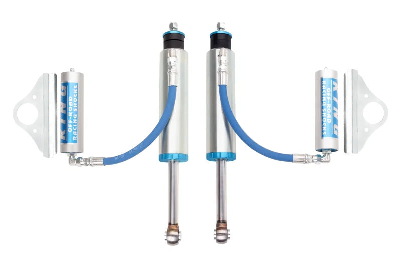 King Shocks 00-10 Chevrolet Silverado 2500/3500 Front 2.5 Dia Remote Reservoir Shock (Pair) - Main Product View
