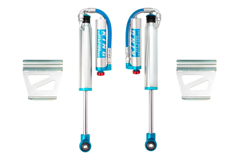 King Shocks 03-09 Lexus GX470 (Coil Spring Conv Only) Rear 2.5 Dia Remote Res Shock w/Adj (Pair) - Side View