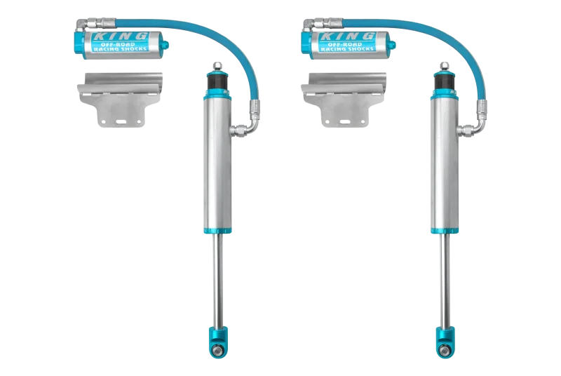 King Shocks 2005+ Toyota Tacoma (6 Lug) Rear 2.5 Dia Remote Reservoir Shock (Pair) - Side View
