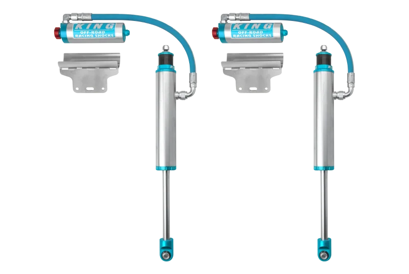 King Shocks 2005+ Toyota Tacoma (6 Lug) Rear 2.5 Dia Remote Reservoir Shock w/Adjuster (Pair) - Main Product View