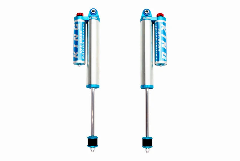 King Shocks 2014+ Ram 2500 4WD Rear 2.5 Dia Piggyback Reservoir Shock w/Adjuster (Pair) - Side View