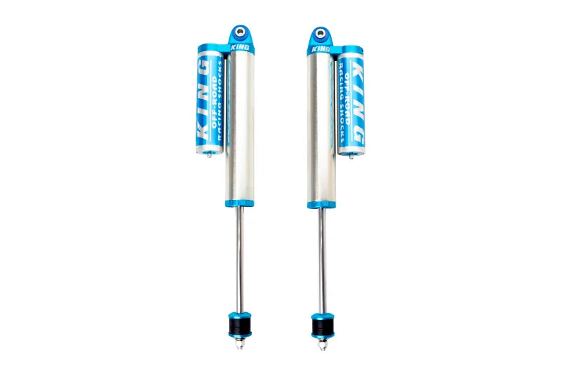 King Shocks 2014+ Ram 2500 4WD Rear 2.5 Dia Piggyback Reservoir Shock (Pair) - Side View