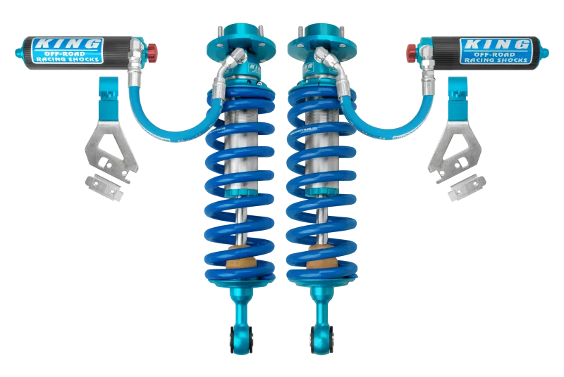 King Shocks 2022+ Toyota Tundra  Front 2.5 Dia w/ Remote Reservoir Coilover & Adjuster (Pair)