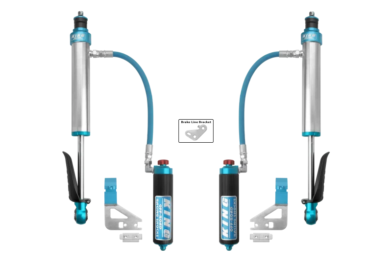 King Shocks 2022+ Toyota Tundra Rear 2.5 Dia Remote Reservoir Coilover & Adjuster (Pair)