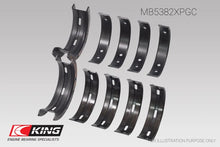 Load image into Gallery viewer, King Subaru EJ20/EJ22/EJ25 (Incl. Turbo) (Size 0.25) pMaxBlack Coated Main Bearing Set - Side View