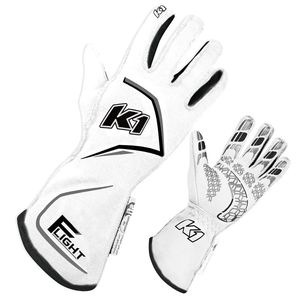 Kirkey Gloves Flight XX-Large White 23-FLT-WG-2XL