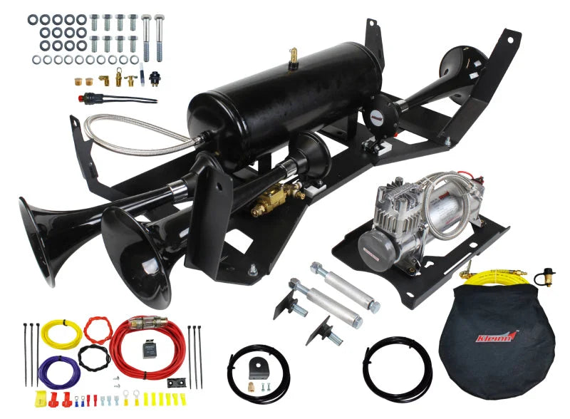 Kleinn 07-13 Chevrolet Silverado/ Sierra Onboard Air System w/ Model 230 Horns - Main Product View
