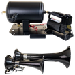 Load image into Gallery viewer, Kleinn 07-18 Chevrolet Silverado Avalanche Onboard Air System w/220 Horns - Side View