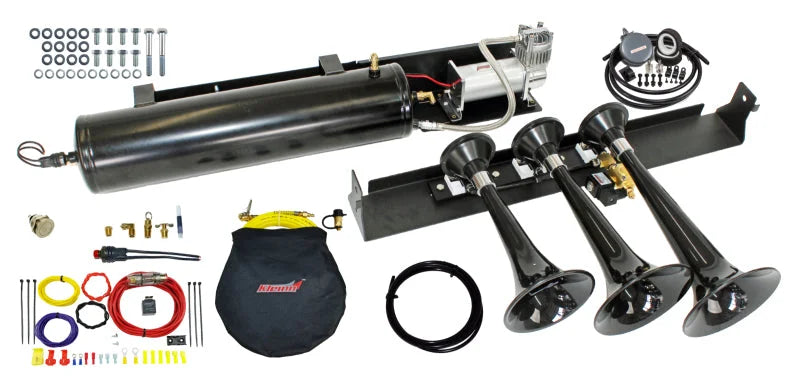 Kleinn 09-14 Ford F-150/ Raptor Onboard Air System w/ Model 230 Horns - Side View