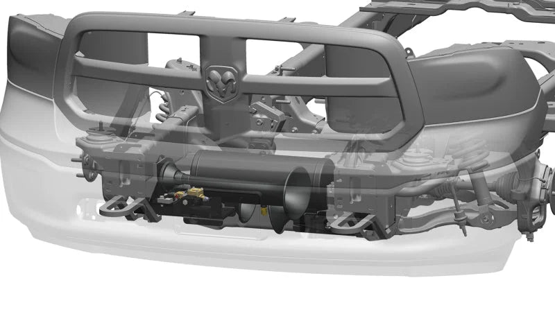 Kleinn 09-18 Dodge Ram 1500 Onboard Air System w/ Model 230 Horns - Detail View