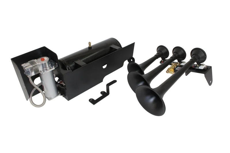 Kleinn 11-16 Ford F-250/ F-350 Onboard Air System w/ Model 730 Horns - Side View