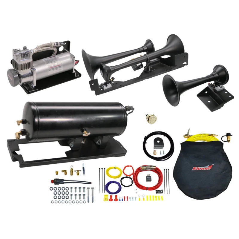 Kleinn 13-22 Dodge Ram 2500/ 3500 Onboard Air System w/ Model 730 Horns - Side View