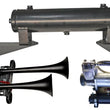 Load image into Gallery viewer, Kleinn 14-21 Polaris RZR 1000 Onboard Air System w/ Model 102-1 Horns - Back View