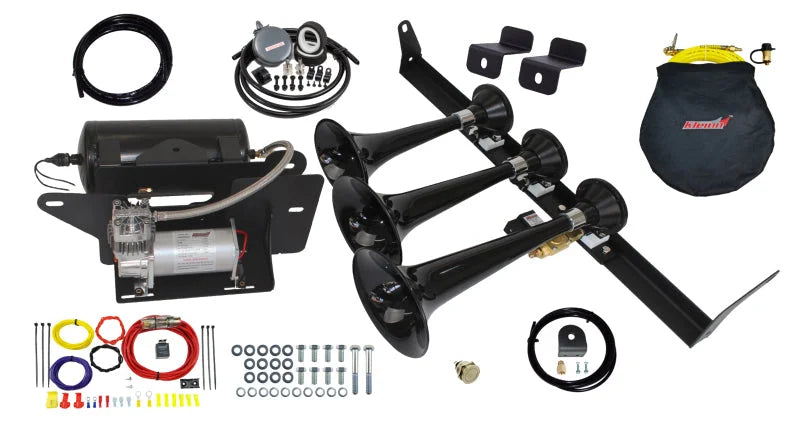 Kleinn 15-20 Ford F-150 Onboard Air System w/ Model 230 Horns - Side View