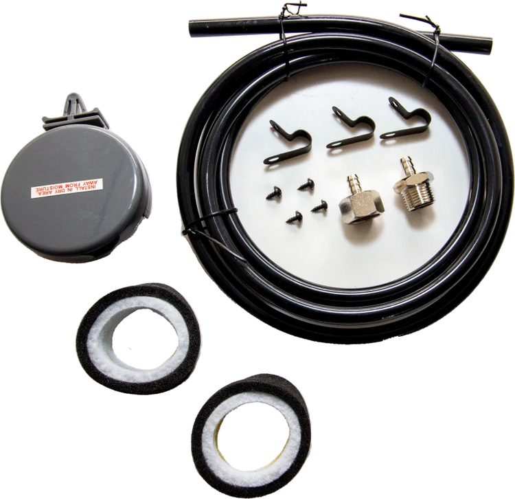 Kleinn 3/8In Snorkel Kit w/ Air Filter/ Spare Elements/ / Snorkel Tubing