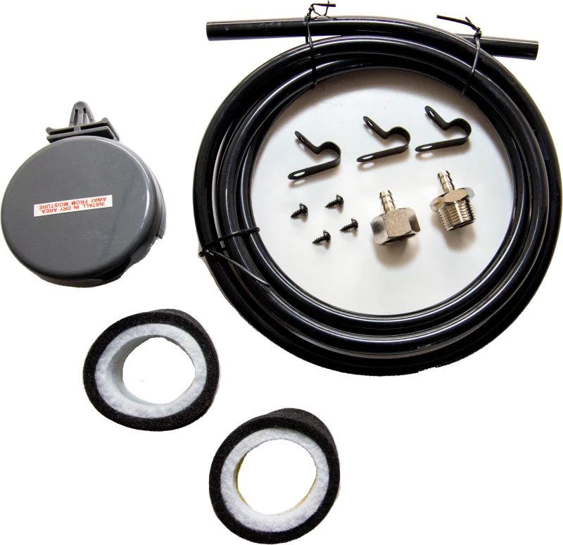 Kleinn 3/8In Snorkel Kit w/ Air Filter/ Spare Elements/ / Snorkel Tubing