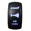 Load image into Gallery viewer, Kleinn Air Horn Rocker Switch - Lighted-Green - Side View