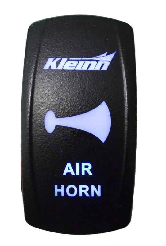 Kleinn Air Horn Rocker Switch - Lighted-Red - Side View