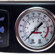 Load image into Gallery viewer, Kleinn Panel mounted 160 PSI gauge w/ an illuminated BLUE Momentary rocker switch - Main Product View
