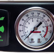 Load image into Gallery viewer, Kleinn Panel Mounted 160 PSI Gauge w/ an Illuminated GREEN Momentary Rocker Switch - Main Product View