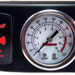 Load image into Gallery viewer, Kleinn Panel Mounted 160 PSI Gauge w/ an Illuminated RED Momentary Rocker Switch - Main Product View