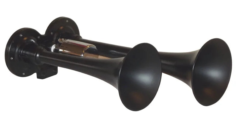 Kleinn Black Dual Horn/ 10In/7.5In - XCR2.0 Coated Zinc Alloy - Main Product View