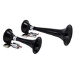 Load image into Gallery viewer, Kleinn Black Dual Horn/ 13In/8In - High Impact ABS Trumpet/ Zinc Alloy Base - Side View