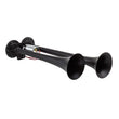 Load image into Gallery viewer, Kleinn Black Dual Horn/ 15In/12.25In - XCR2.0 Coated Zinc Alloy - Side View