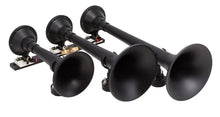 Load image into Gallery viewer, Kleinn Black Triple Horn/ 18.25In/ 14.75In/10In - XCR2.0 Coated Spun Steel - Side View