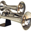 Load image into Gallery viewer, Kleinn Chrome Triple Horn/ 13.5In/11.75In/8.5In - Chrome-Plated Spun Copper - Side View