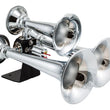Load image into Gallery viewer, Kleinn Chrome Triple Horn/ 13.5In/11.75In/8.5In- Chrome-Plated High Impact ABS - Side View
