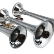 Load image into Gallery viewer, Kleinn Chrome Triple Horn/ 14.75In/ 13In/9.5In - Chrome-Plated Spun Copper - Main Product View