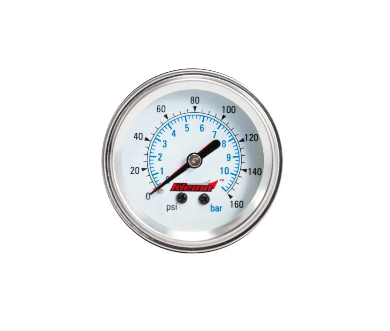 Kleinn Panel Mount/ Illuminated/ 160 PSI Single Needle Air Pressure Gauge - Main Product View