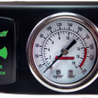 Load image into Gallery viewer, Kleinn Panel Mounted 160 PSI Gauge w/ an Illuminated GREEN Momentary Rocker Switch - Main Product View