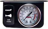 Kleinn Panel Mounted 160 PSI Gauge w/ an Illuminated WHITE Momentary Rocker Switch