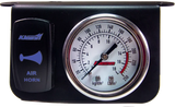 Kleinn Panel mounted 160 PSI gauge w/ an illuminated BLUE Momentary rocker switch