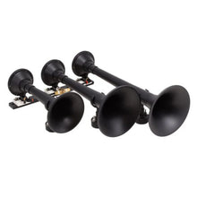 Load image into Gallery viewer, Kleinn Spare Tire Kit w/ Black Triple Horns/ 150 PSI Waterproof Air Compressor / 3.0 gal Air Tank - Side View