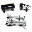 Load image into Gallery viewer, Kleinn Triple Chrome Horn Kit w/ 150 PSI Air Compressor / 1.5 gal Air Tank