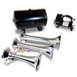 Load image into Gallery viewer, Kleinn Triple Chrome Horn Kit w/150 PSI Waterproof 3.0 gal Air Tank