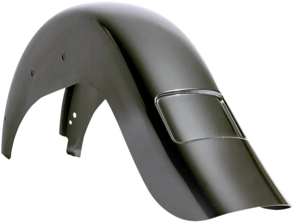 Klock Werks 4" Stretched Rear Fender - Smooth - 7.125" W KWF-02-0391 - Side View
