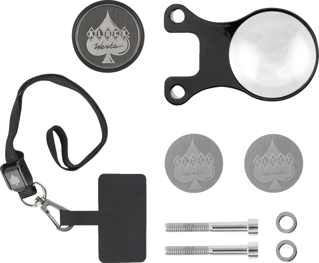 Klock Werks Ambidextrous Mount - iOmount™ - Challenger - Black KWD-04-0609-B - Side View