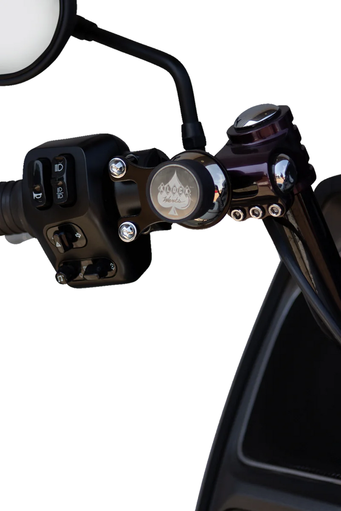 Klock Werks Ambidextrous Mount - iOmount™ - Challenger - Black KWD-04-0609-B - Back View