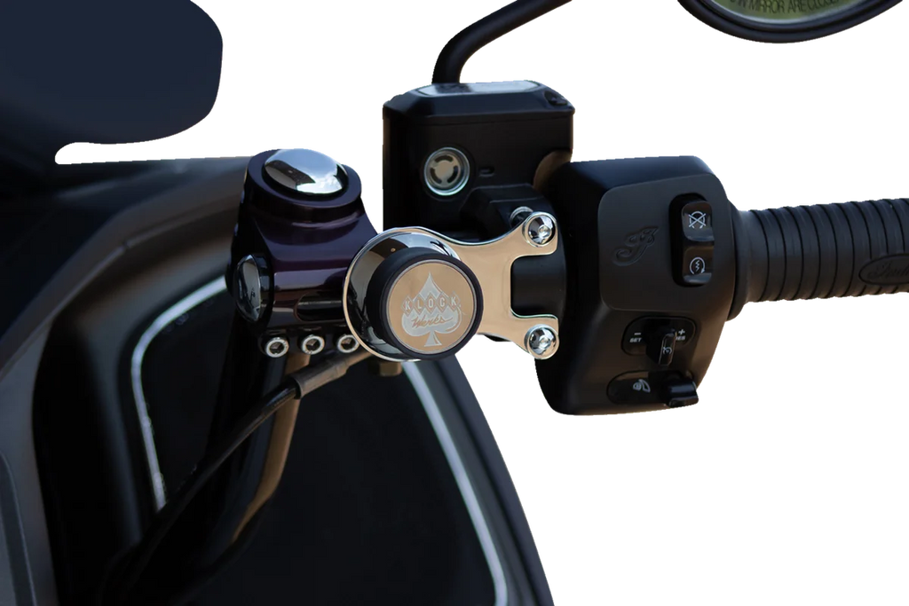 Klock Werks Ambidextrous Mount - iOmount™ - Challenger - Chrome KWD-04-0609-C - Side View