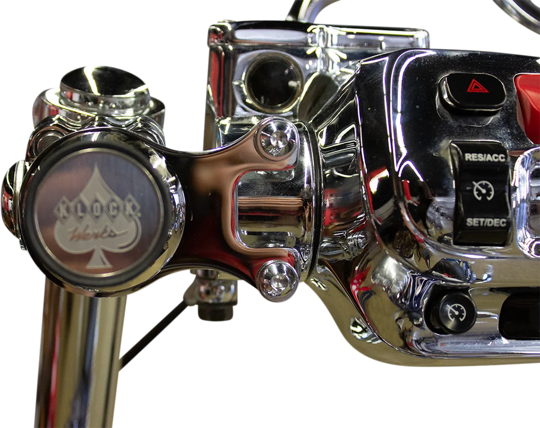 Klock Werks Ambidextrous Mount - iOmount™ - Chrome KWD-04-0606-C - Side View