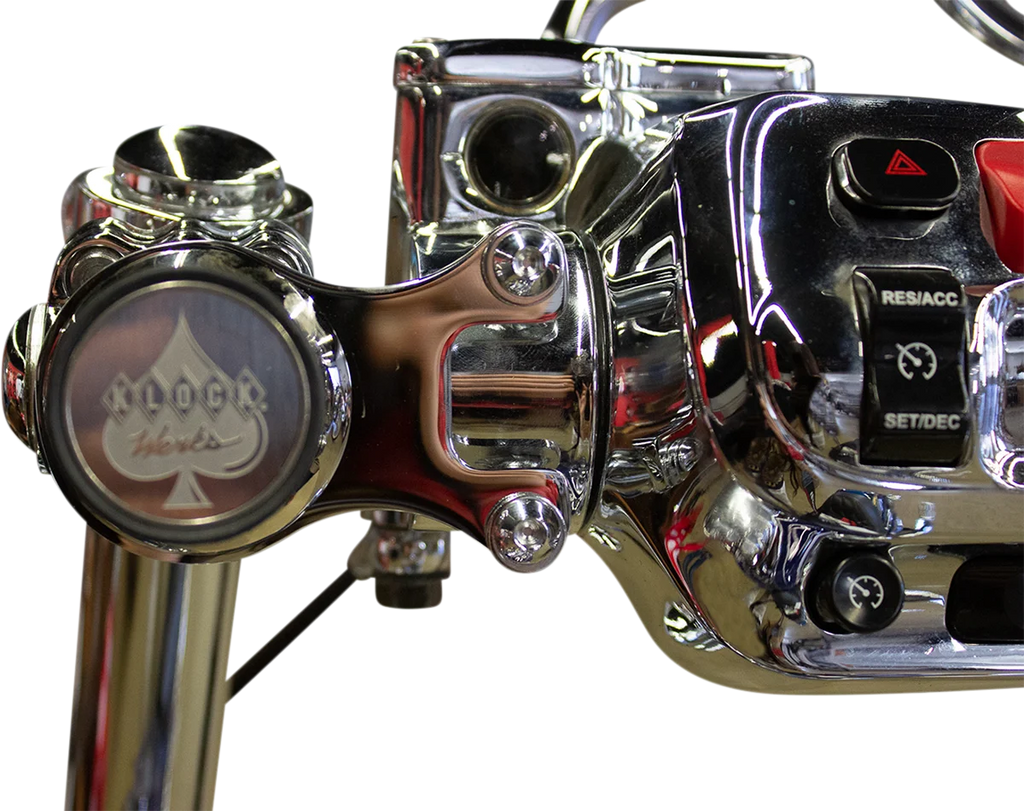 Klock Werks Ambidextrous Mount - iOmount™ - Chrome KWD-04-0606-C - Side View